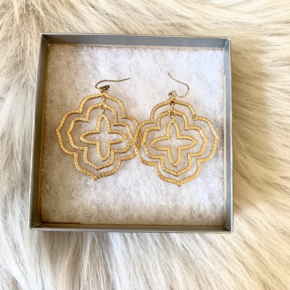 Gold Dangle Earrings